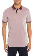 Men's Ted Baker London Rings Slim Fit Soft Touch Polo (l) - Red
