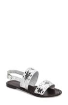 Women's Callisto Adela Two-band Sandal M - White