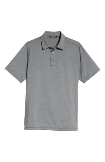 Men's Bugatchi Stretch Knit Polo - Black