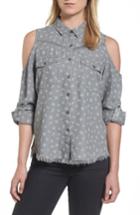 Women's Billy T Cold Shoulder Paisley Shirt