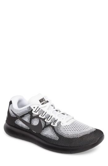 Men's Nike Free Rn 2017 Le Running Shoe .5 M - Black