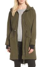 Women's Soia & Kyo Fishtail Hem Hooded Parka, Size - Green
