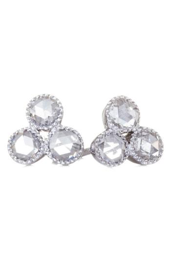 Women's Sethi Couture Three Diamond Stud Earrings