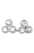 Women's Sethi Couture Three Diamond Stud Earrings