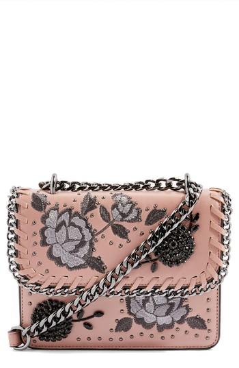 Topshop Rio Floral Crossbody Bag - Pink