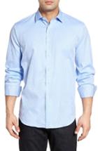 Men's Bugatchi Classic Fit Star Jacquard Sport Shirt