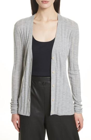 Women's Grey Jason Wu Cashmere Cardigan - Grey