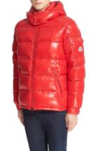 Men's Moncler Maya Lacquered Down Jacket - Red