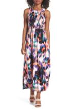 Women's Maggy London Print Matte Jersey Maxi Dress - Coral