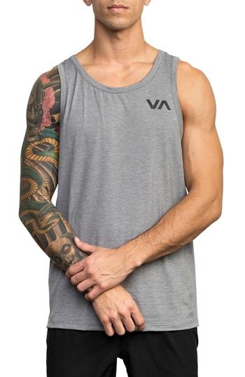 Men's Rvca Va Vent Tank - Grey