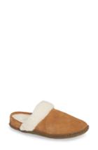 Women's Sorel Nakiska Ii Faux Shearling Lined Slide Slipper M - Brown