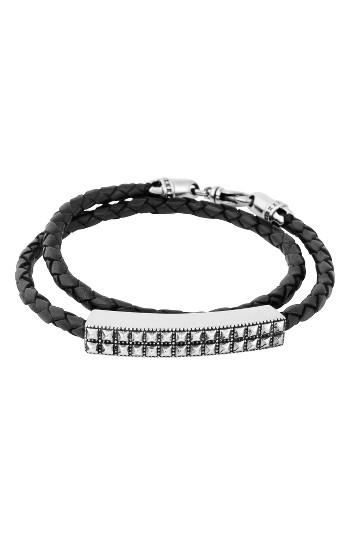 Men's King Baby Leather Wrap Bracelet