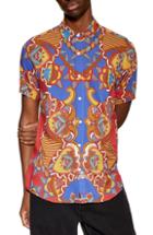 Men's Topman Baroque Print Classic Fit Shirt
