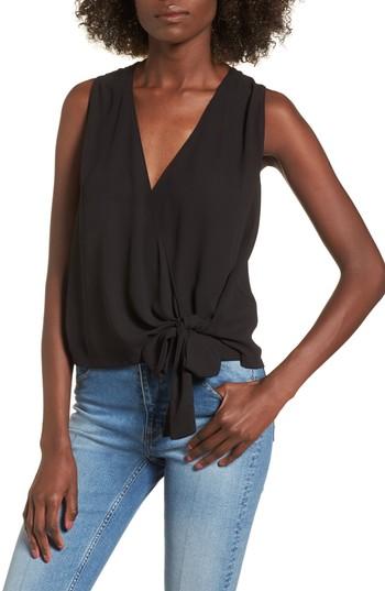 Women's Wrap Tank - Black