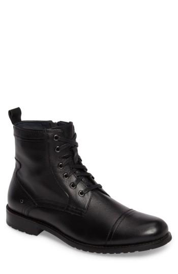 Men's English Laundry Cap Toe Boot M - Black