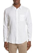 Men's Onia Abe Linen Shirt, Size - White