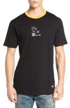 Men's Vans Charlie Brown Ringer T-shirt, Size - Black