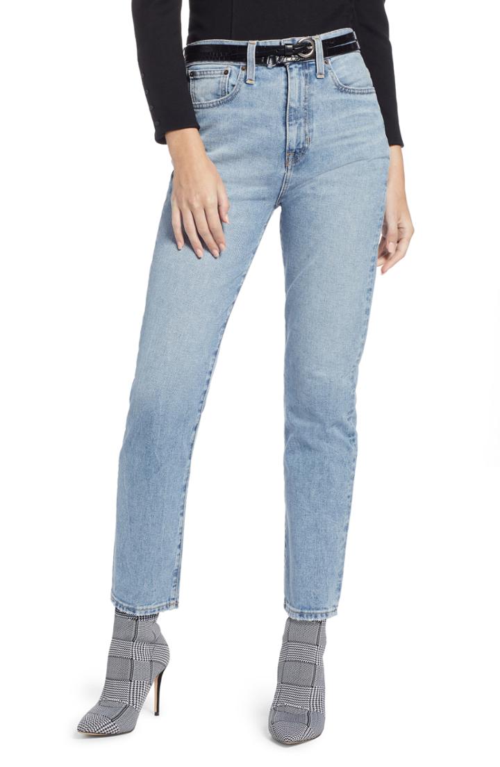 Women's Something Navy Ankle Cigarette Jeans
