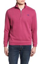 Men's Tommy Bahama Nassau Quarter Zip Pullover, Size - Purple