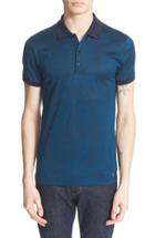 Men's Versace 'medusa' Jacquard Polo