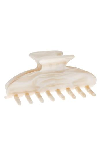France Luxe Cassandra Jaw Clip, Size - Beige