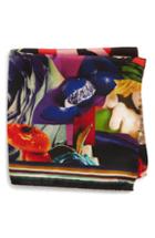 Men's Paul Smith Rose Collage Silk Pocket Square