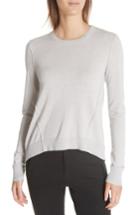 Women's Atm Anthony Thomas Melillo Forward Seam Silk, Wool & Cashmere Sweater - Grey