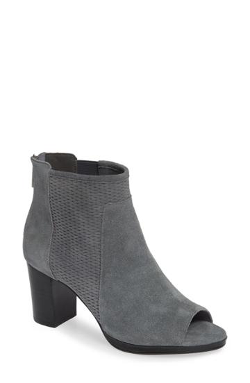 Women's Bella Vita Luna Peep Toe Bootie .5 M - Grey