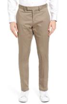 Men's Calibrate Slim Fit Sateen Chinos X 34 - Brown