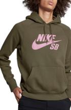 Men's Nike Sb Icon Graphic Hoodie - Green