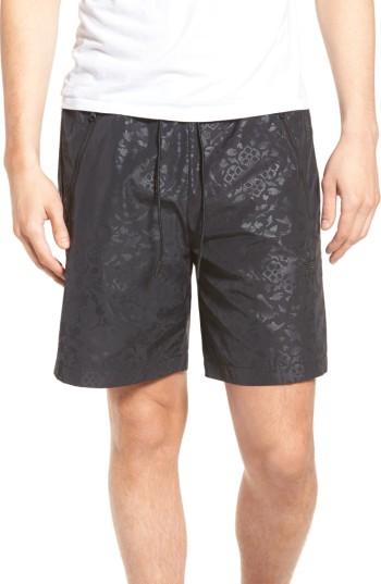 Men's Adidas Originals Ob Aop Training Shorts - Black