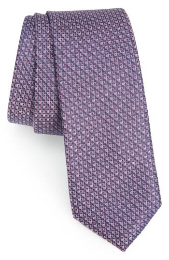 Men's Calibrate Stellar Skinny Silk Tie, Size - Pink