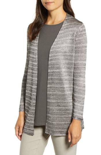 Women's Nic+zoe Free Spirit Open Front Cardigan - Metallic