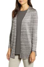 Women's Nic+zoe Free Spirit Open Front Cardigan - Metallic