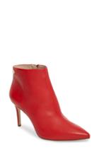 Women's Louise Et Cie Sonya Pointy Toe Bootie .5 M - Red