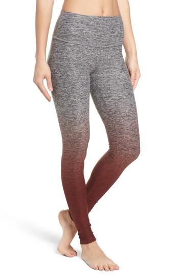 Women's Beyond Yoga Space Dye High Waist Leggings, Size - Red
