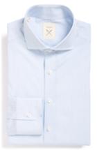 Men's Strong Suit 'elan' Trim Fit Stripe Dress Shirt L - Blue