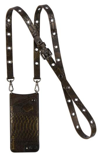 Bandolier Roxanne Leather Iphone Crossbody Case - Brown