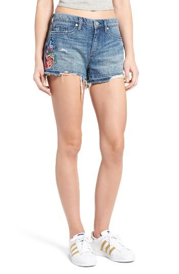 Women's Blanknyc Embroidered Denim Shorts