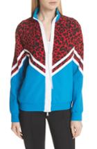 Women's N Degree21 Leopard Print Track Jacket Us / 38 It - Red