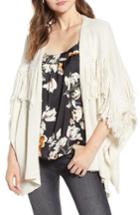 Women's Bishop + Young Fringe Open Front Cardigan - Ivory