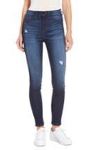 Women's Sp Black High Waist Stretch Skinny Jeans - Blue