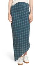 Women's Frank & Eileen Tee Lab Asymmetrical Plaid Maxi Skirt