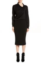 Women's Atlein Drape Knit Dress Us / 36 Fr - Black