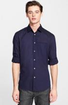 Men's John Varvatos Collection Slim Fit Cotton Woven Shirt