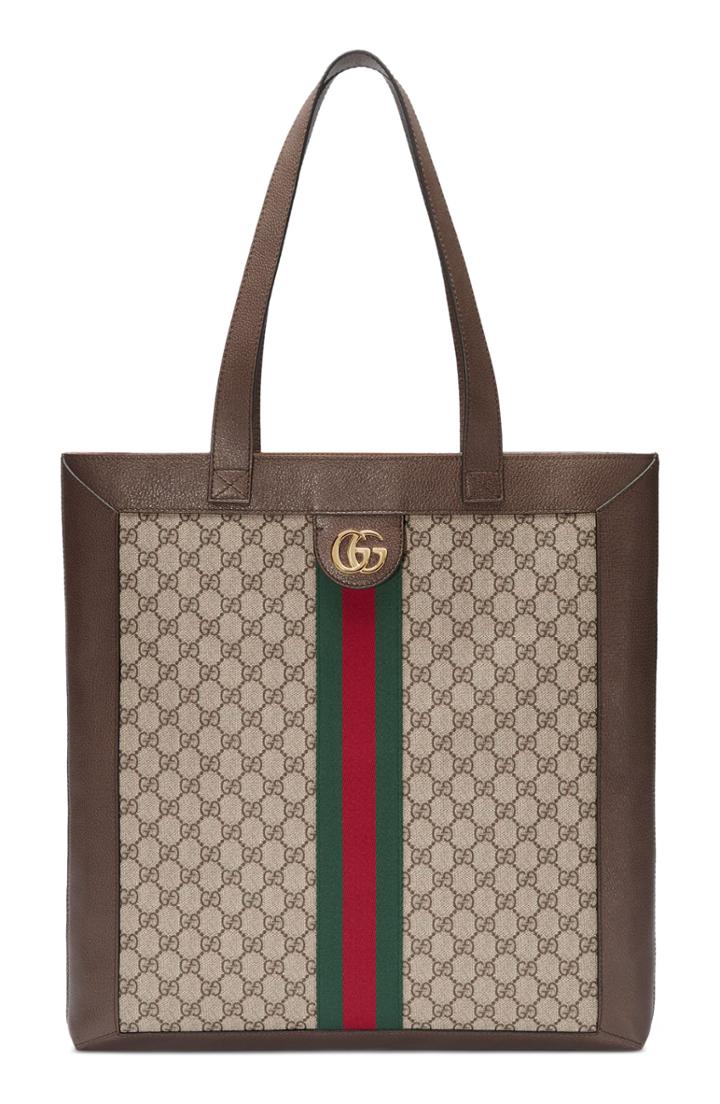 Gucci Large Gg Supreme Canvas Tote -