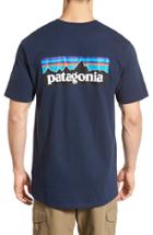 Men's Patagonia 'p-6 Logo' Organic Cotton T-shirt - Blue