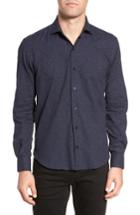 Men's Culturata Speckled Sport Shirt, Size - Blue