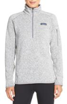 Women's Patagonia 'better Sweater' Zip Pullover - White
