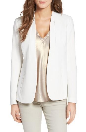 Women's Trouve Pleat Back Jacket - White